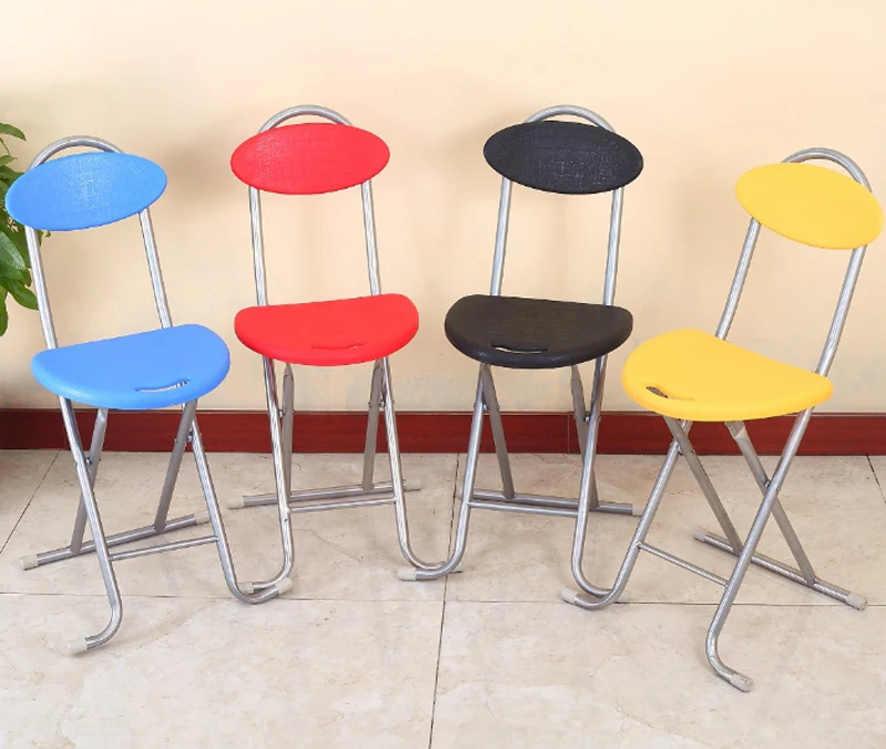 Kids round back padded metal folding chairs with round seat wholesale