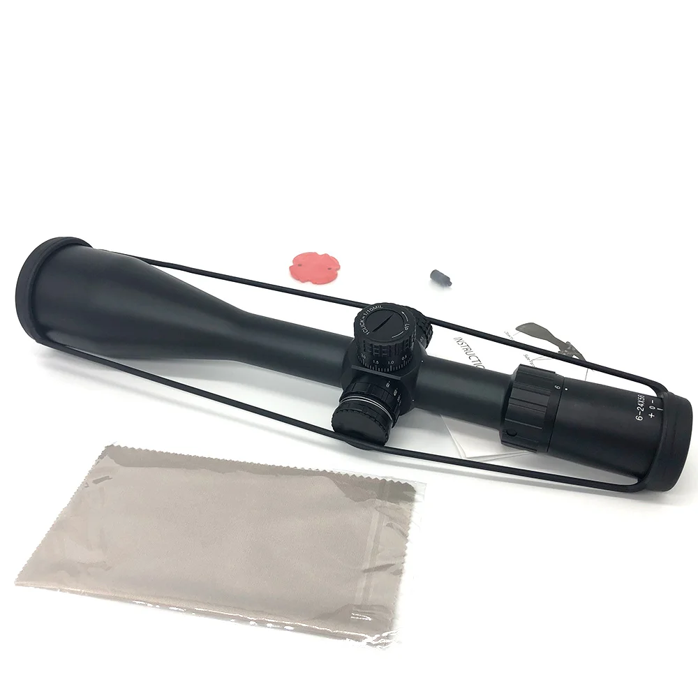  SECOZOOM 6-24x56 прицел для охоты красный и зеленый свет AOE сетка
