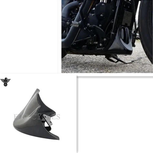 Street Bob FatBob Wide Glide Chin Spoiler Fairing For Dyna 2006-2017