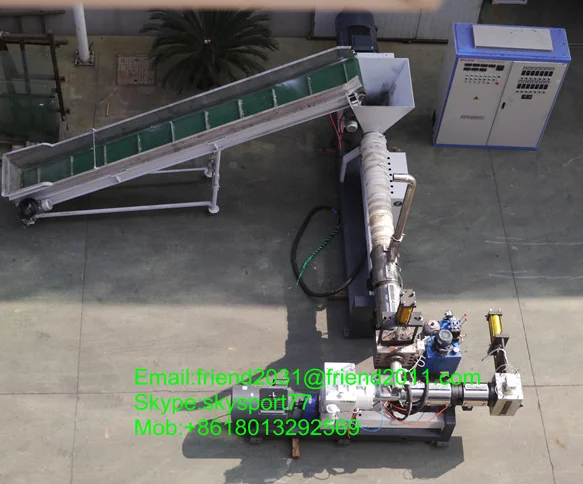 Water Ring Die face Hot Cutting Underwater Plastic Pelletizer Extrusion Line