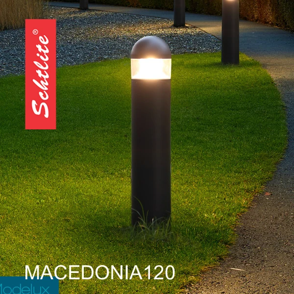 
MACEDONIA 7 Courtyard Aluminium circular IP65 Waterproof Outdoor Post Garden Lawn Light 