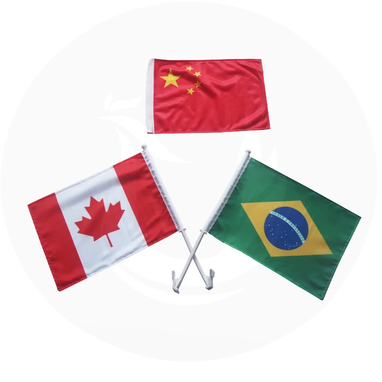 
Custom 12x18 Inch Polyester Australian Car Window Flag 