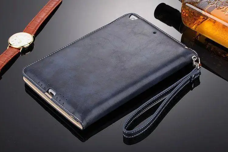 New Shockproof protective covers Hand strap card slots holder leather PU tablet cover for ipad mini pro10.5