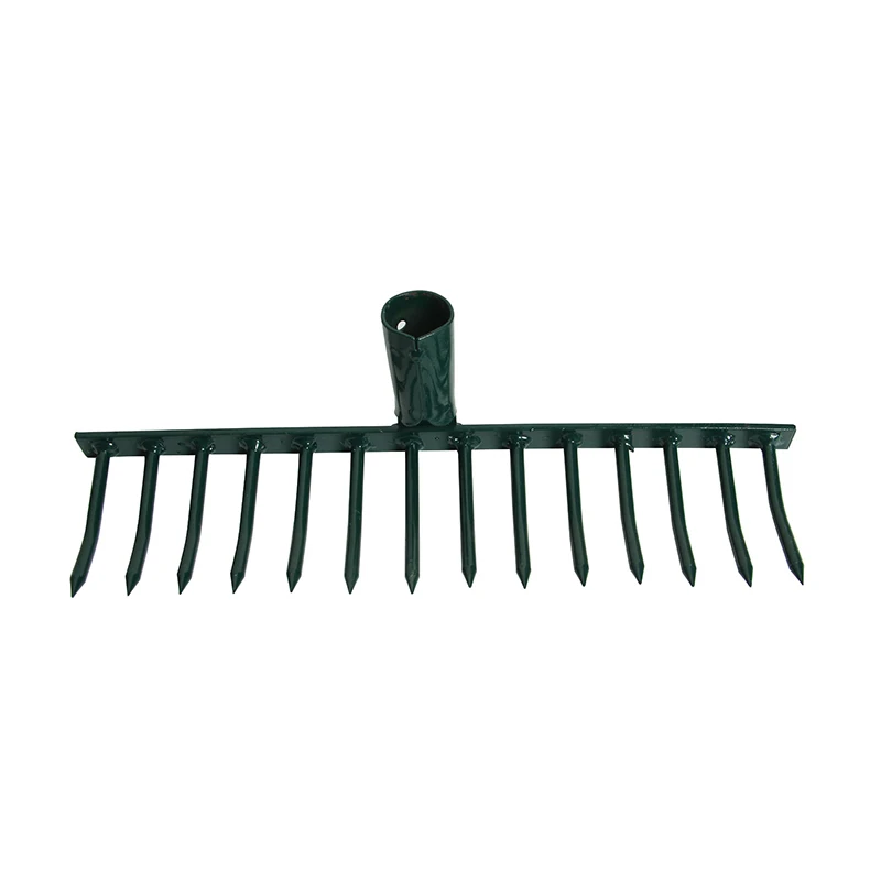 
Caisheng Iron lawn grass heads garden rake small agricultural tools 