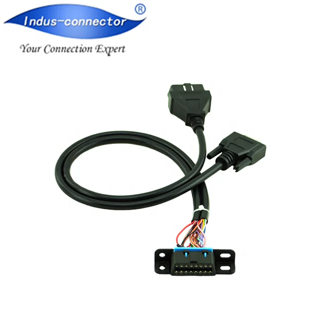 D-SUB 15 штыревой соединительный кабель obd obd2 разъем Диагностический Кабель-адаптер для