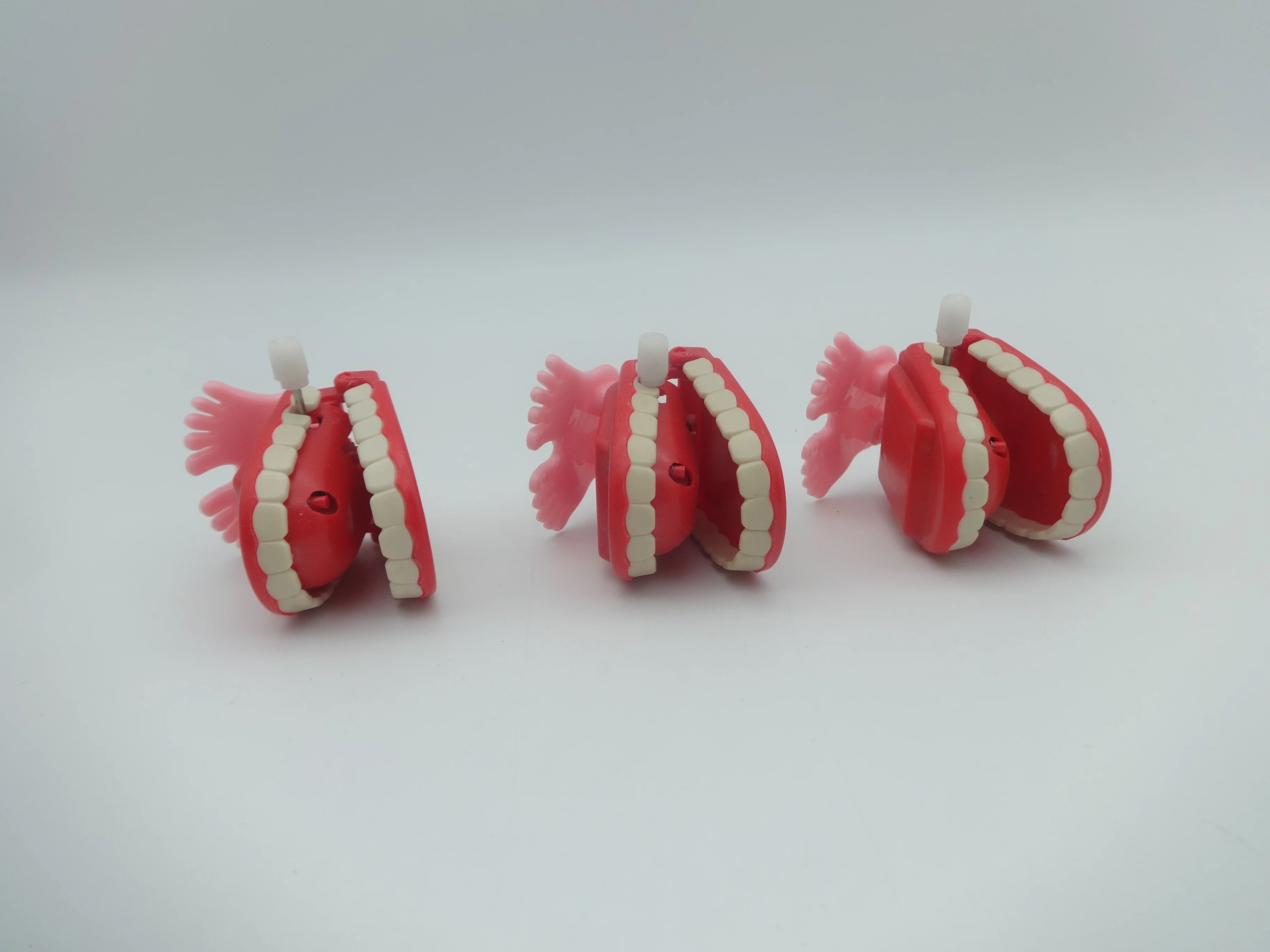 dental toys for kids clockwork tooth  funny teeth open mouth juming toy plastic teeth model  wind up teeth toys