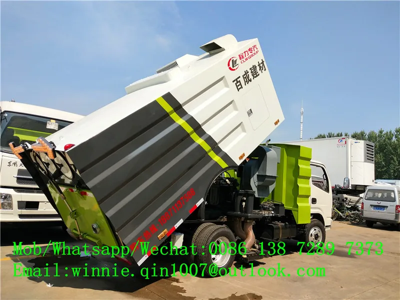 Уборочная машина Dongfeng, 3 тонны, роликовая щетка, уборочная машина