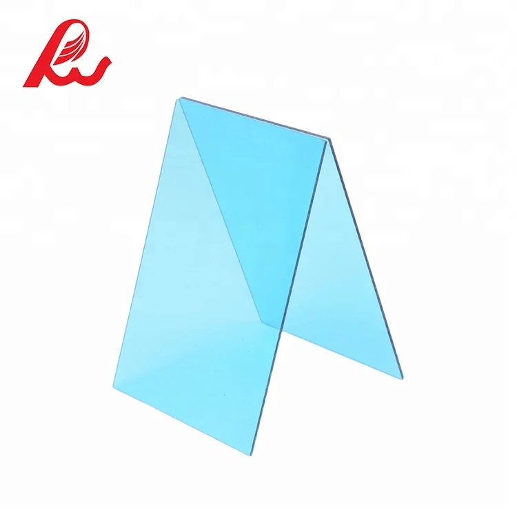 Simply Processed And Installed Blue Polycarbonate Hollow Sheet / PC sheet