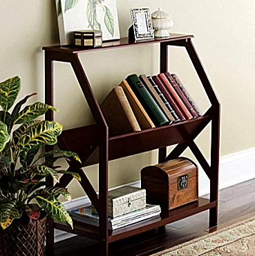 wooden book shelf