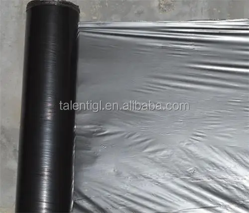 
Agricultural black and white plastic mulch film or black mulch film black and silver film 