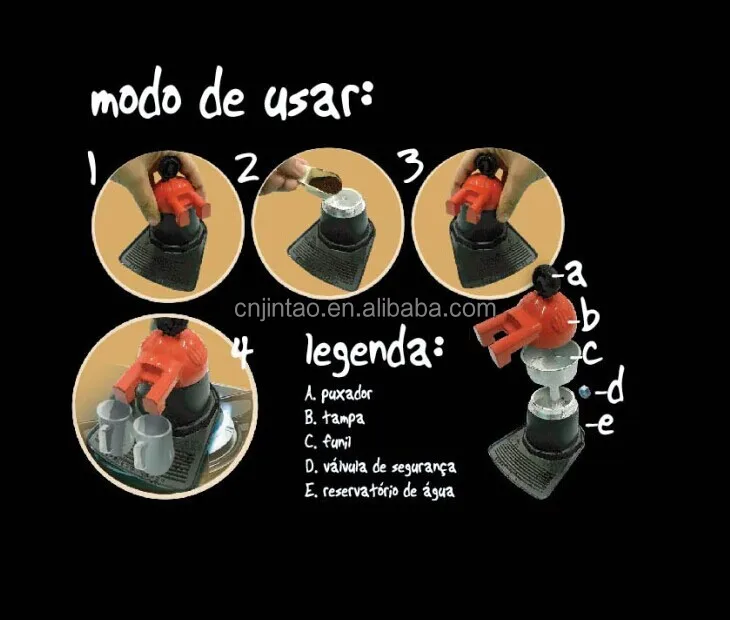 Mini lovely gas coffee brewer with two ceramic or glass cups coffee machine