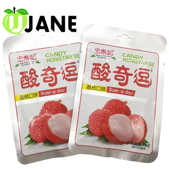 White Litchi Small Sour Hard Candy For Kids