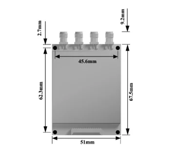 4-channel UHF RFID Reader Module + Antenna + RS232 cable ISo18000-6C EPC Class 1 Gen 2