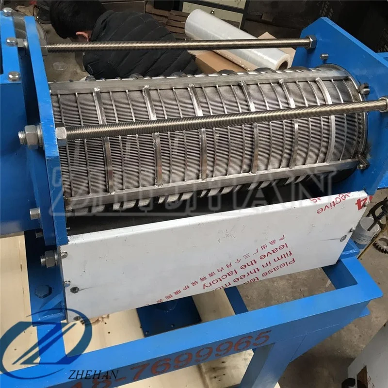 
ss 304 wedge wire screen filter for solids-liquid separating machine 