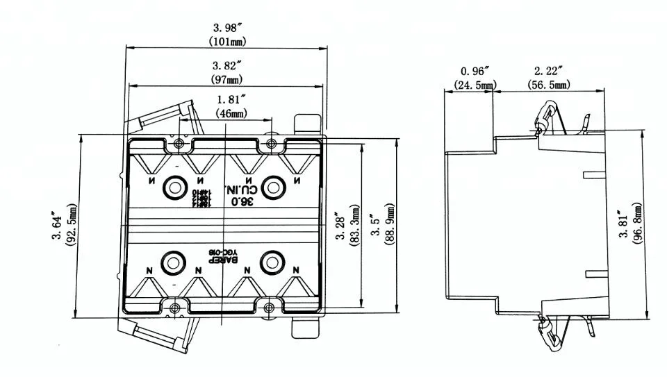 Shanghai linsky American standard sockets receptacle plastic junction box YGC-018