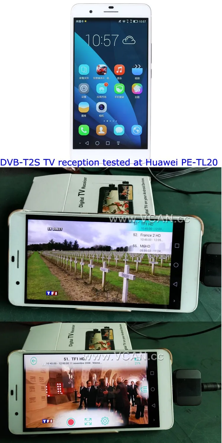 DVB-T2I Android DVB-T2 DVB-T mini dvb-t usb stick digital tv receiver for Phone Pad Micro USB TV tuner