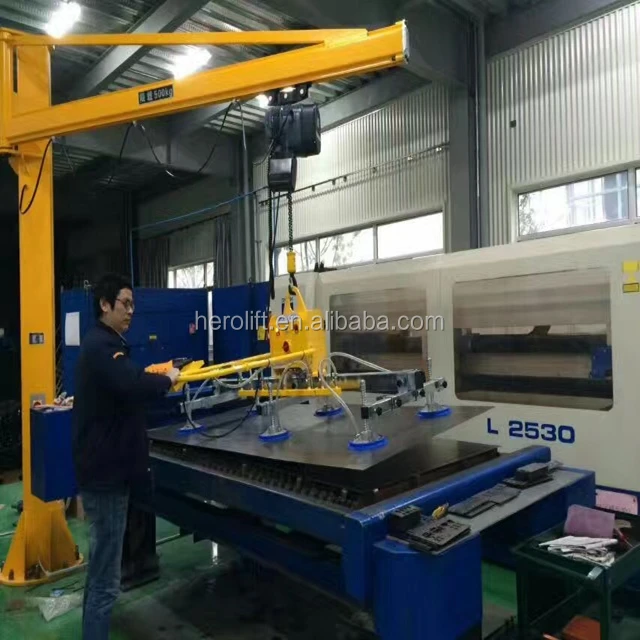 Handling machine for vacuum lifting equipment metal sheet steel