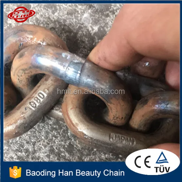 Подъемная цепь G80 из легированной стали 20 мм