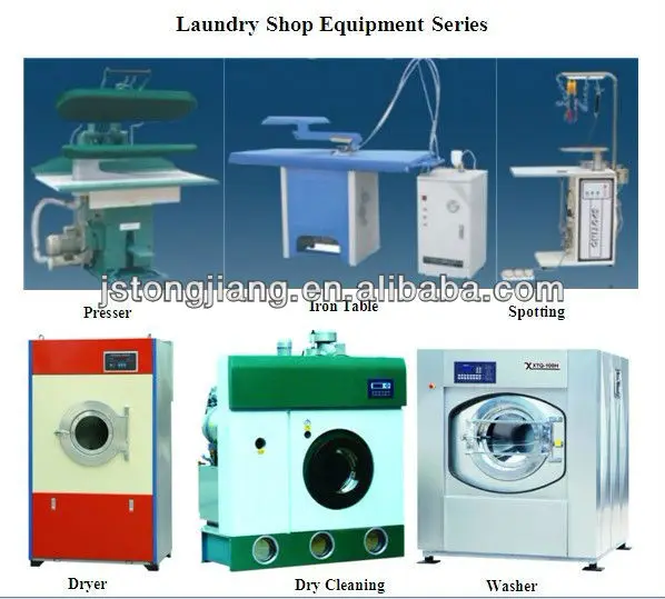 Presser,iron Table,spotting,dryer,washer,dry Cleaning Equipment for Laundry Shop