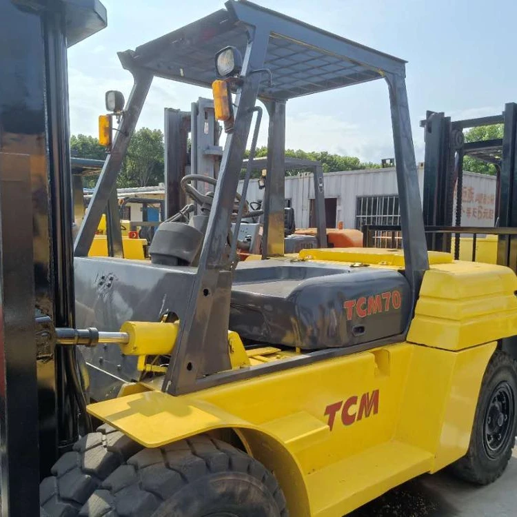 Конкурентоспособная цена, б/у вилочный погрузчик TCM 70, сделано в Японии