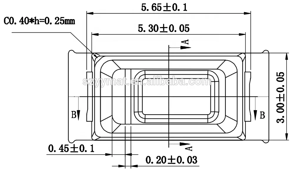 Дешевый чип SMD 5730 0,5 Вт 3 вольт мА со светодиодом 65-70 лм