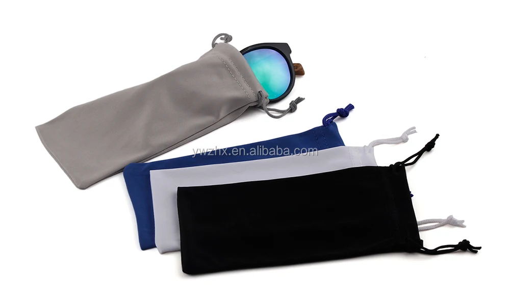 Microfiber cleaning cloth suppliers in yiwu custom sunglass pouches microfiber pouch