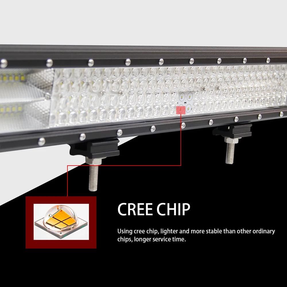 12D Reflector 50000Lumens 780w 20 Inch Led Driving Light IP68 4 Row Led Light Bar Truck For Cars