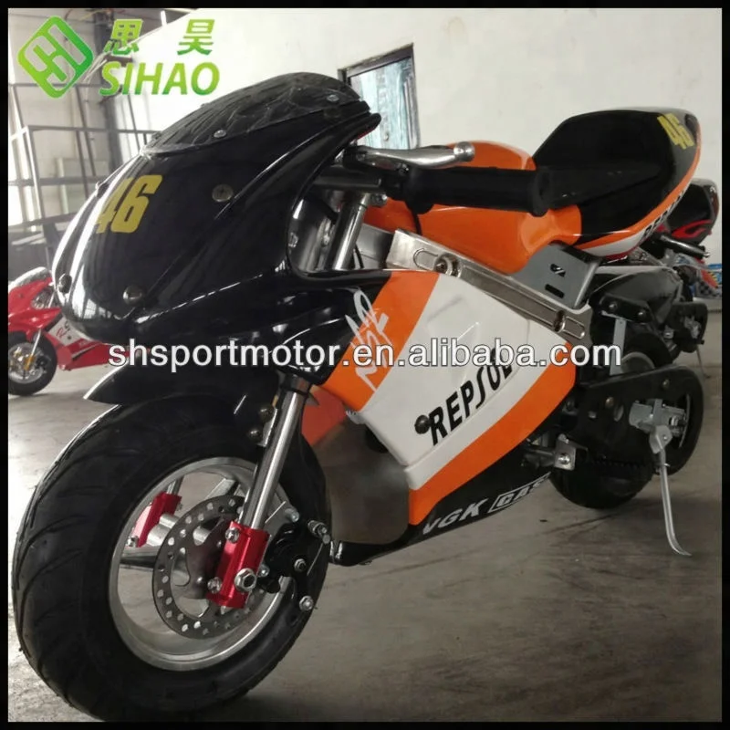 2023 Cheap gas 49cc Pocket bike mini motorcycles