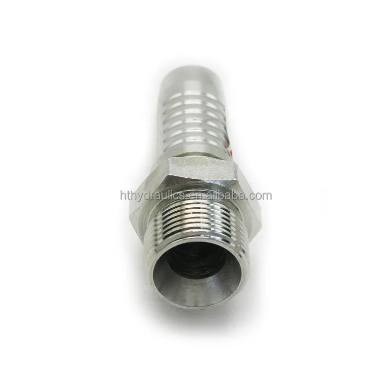 High pressure Hydraulic Bsp male 60 degree cone seat hose fitting 12611 with OEM Services