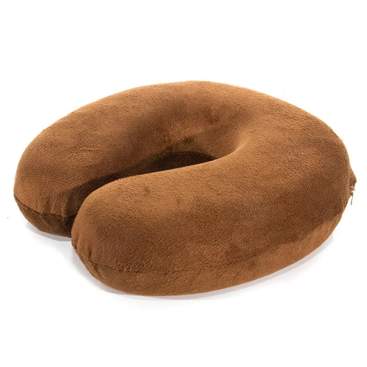 Memory Foam Neck Pillow Resting Head Neck U Shape Soft Travel Pillow For Airplane