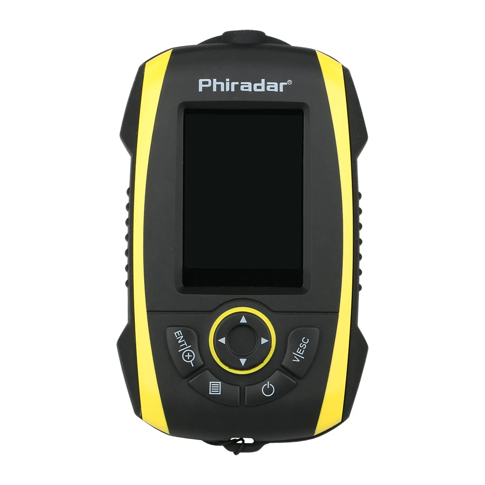 
100M operation range portable wireless fish finder with sunlight readable color lcd 