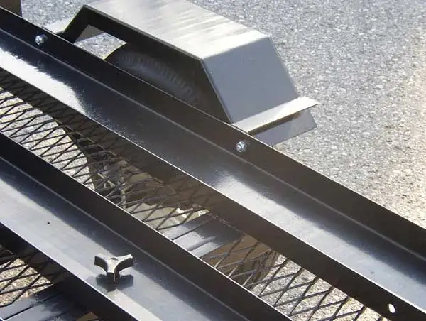 Ecocampor 3 Rails Motorcycle Utility Trailer With Ramp