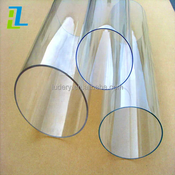 transparent plexiglass clear solid cast acrylic tube good price