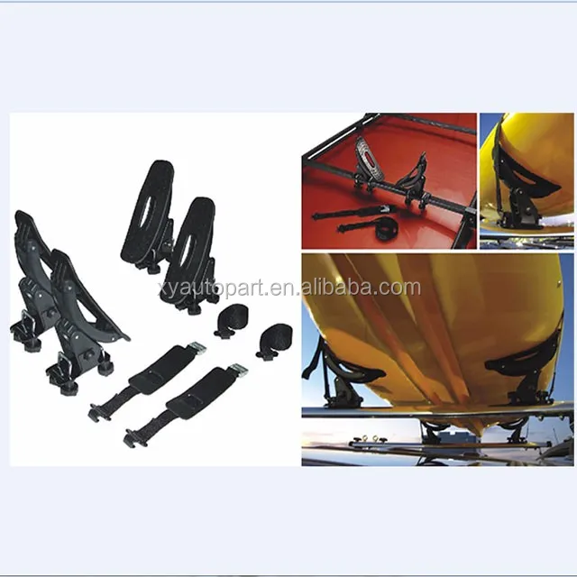 Kayak Carrier Universal Stainless Steel Black Carton Iron Standard Mounted on The Car Roof CT-5672 CN;ZHE 70kgs