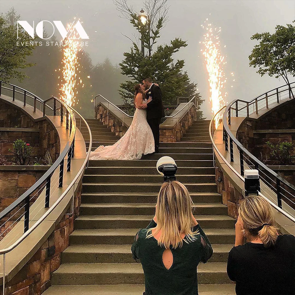 Wedding Festival Stage Cold Pyrotechnics Sparkle Machine Fireworks Pyro Fountain