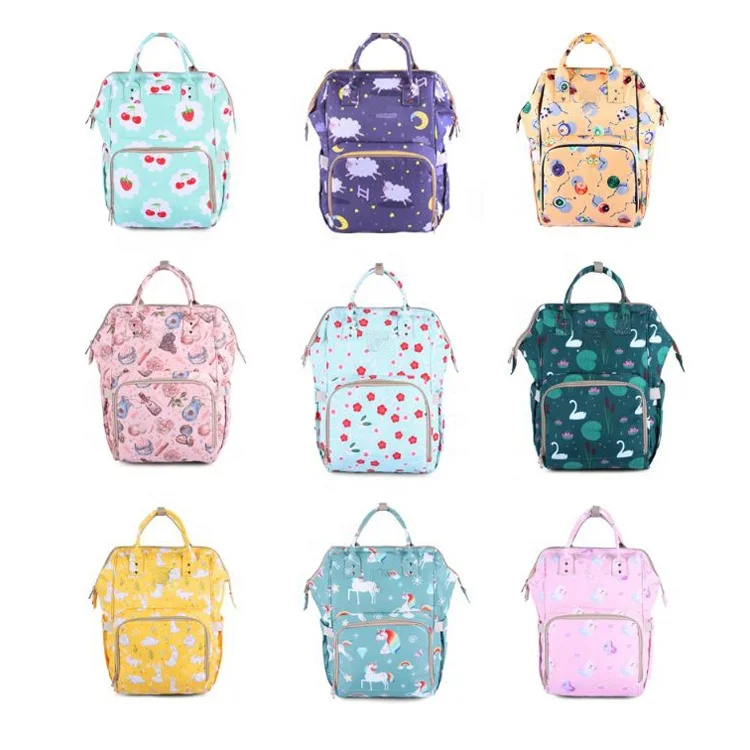 Backpack diaper bag Large Capacity custom logo waterproof Outdoor Nanny Pack Baby backpack diaper bag