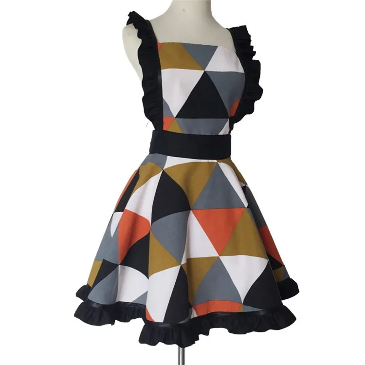 
Factory Supply Cotton Canvas Cute Vintage Restaurant Aprons Girls 