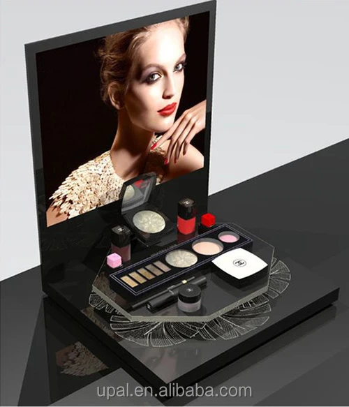
cosmetic acrylic display stand table top acrylic makeup display 