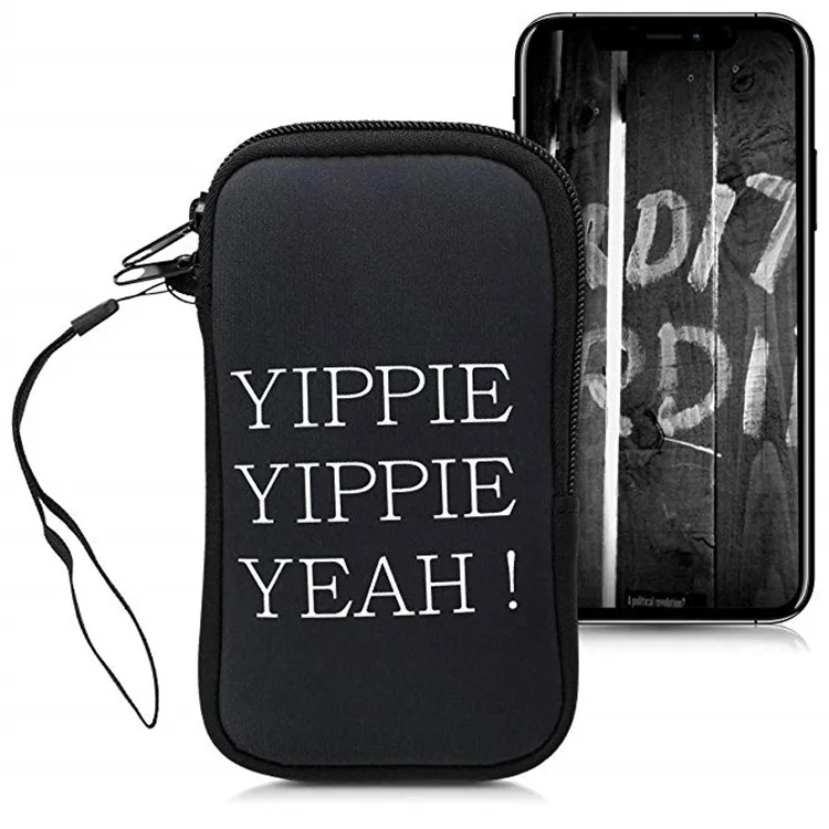 Water Resistant Funny Neoprene Mobile Phone Carry Bag/Case/ Cover/Pouch