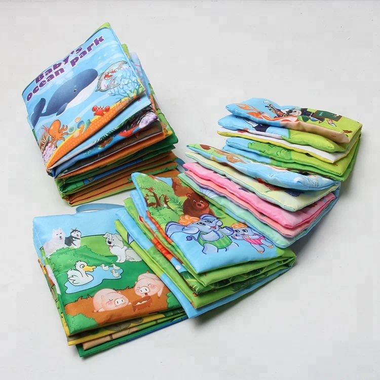 educational learning soft not torn baby cloth book