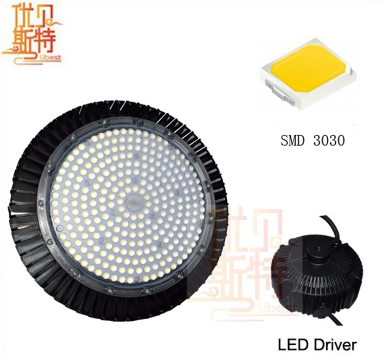 
shenzhen industrial led lighting fixture 220volt waterproof IP65 ufo led high bay light with CE CCC Rosh 