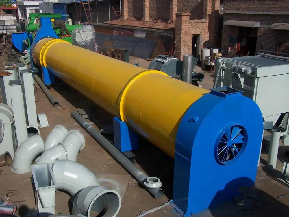 UD-T600 Industrial Rotary Dryer machine for Drying Saw Dust making charcoal