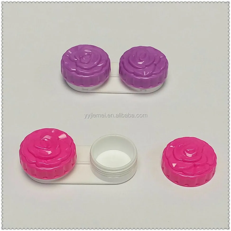 hot selling custom design plastic fashion Korea contact lens cases