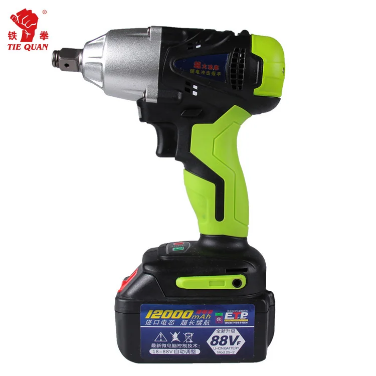 torque controlled electric cordless impact wrench