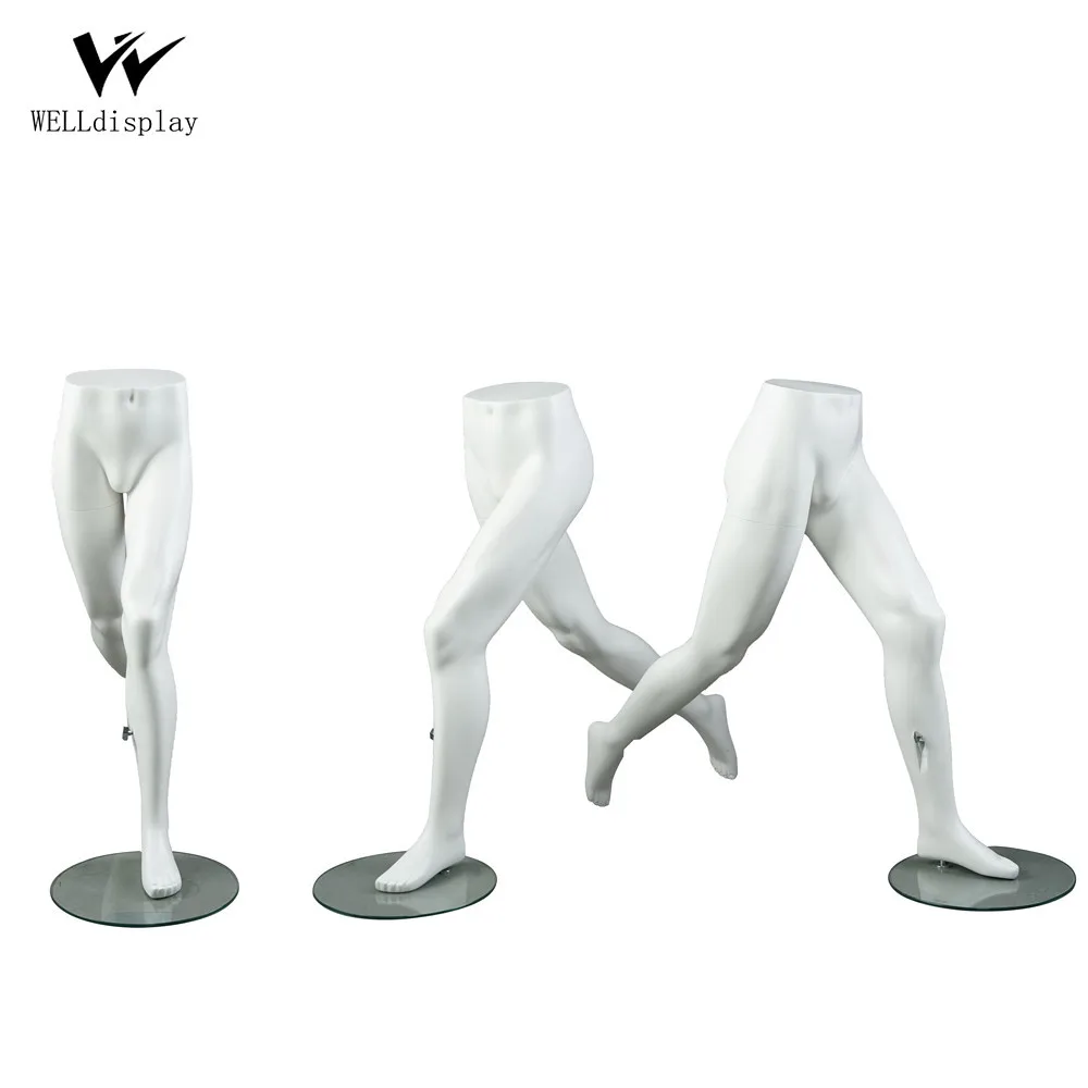Lower Torso Male Foot Men Sock Leg Stocking Mannequin Foot For Shoe And Sock Display Stands