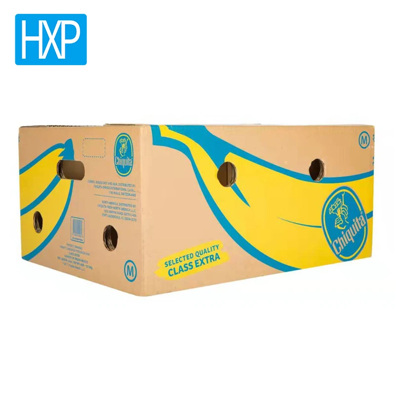 
Custom Made Full Printed Banana Corrugated Box Fruit Carton 