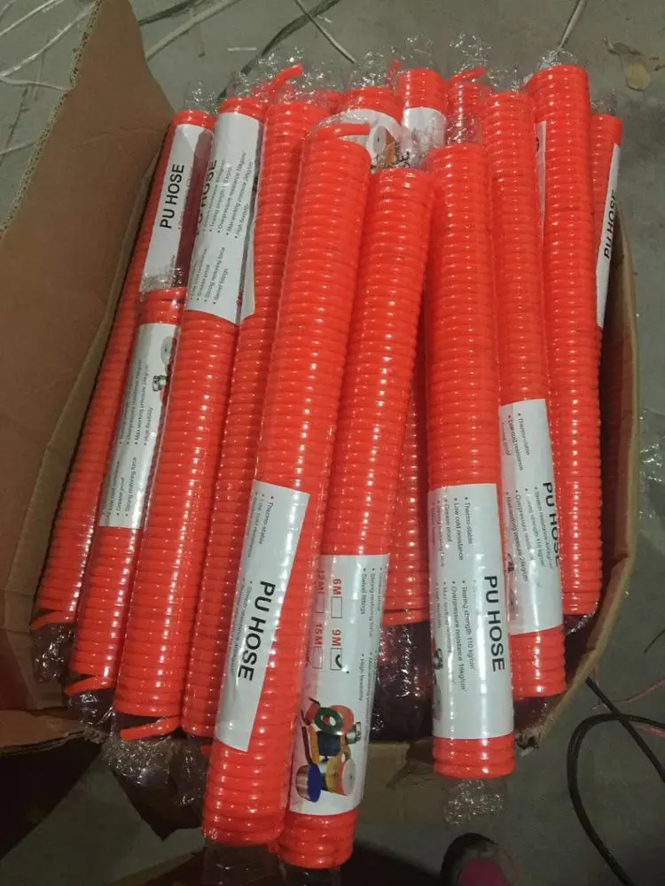 Spring tube  Polyurethane spring hose Length 6MM,9MM,12MM,15MM
