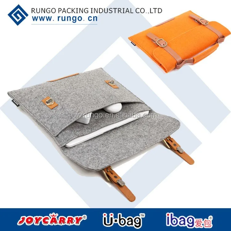Supplier Officer Laptop Felt PU Bag for Pad PC China Laptop Messenger any Colors FTK-1423 TUV Test 1000PCS CN;ZHE IBAG Yes.