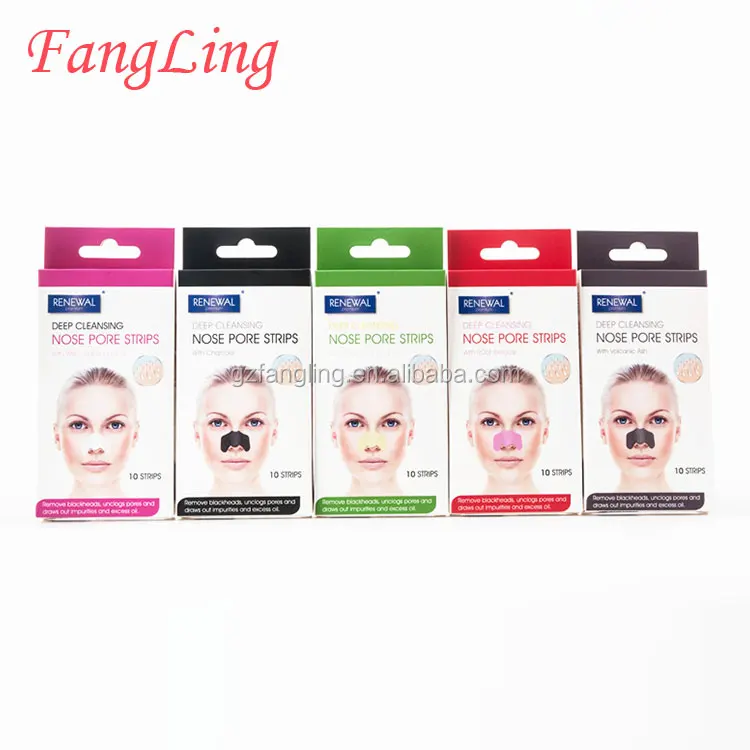 
Private label deep cleansing pore blackhead remover mask 3. nose forehead and chin strips 