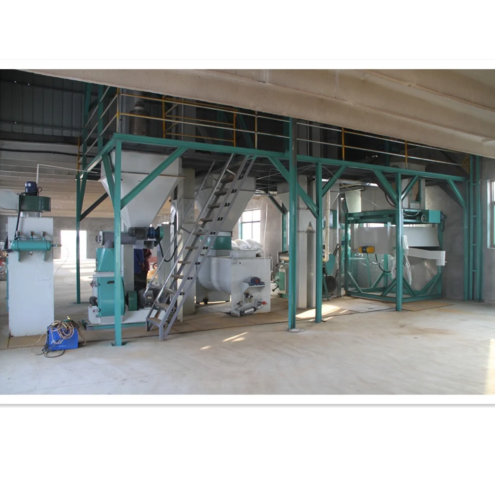1-5 ton per hour poultry feed machine animal feed pellet machine making machine feed